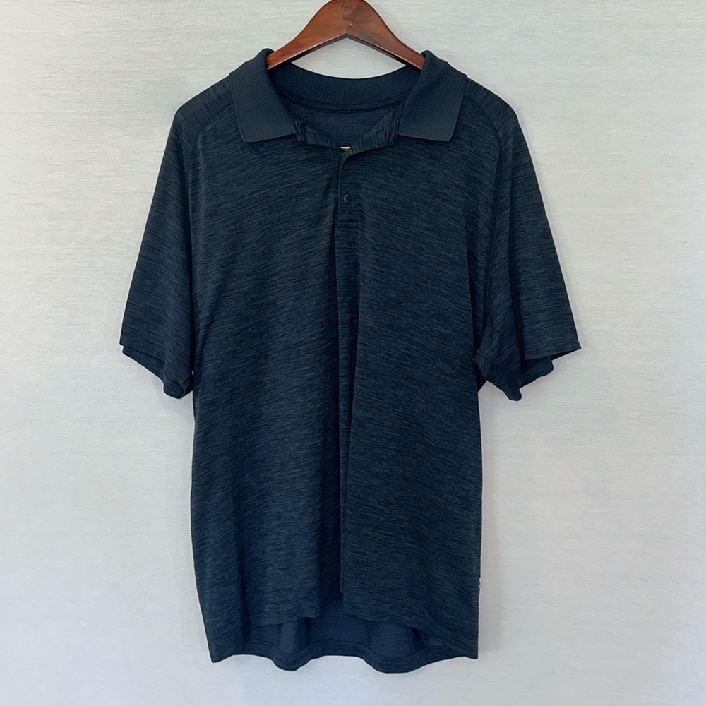 Black and Blue Lululemon Polo